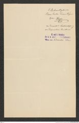 k.k. naturhistorisches Hofmuseum, Intendanzakten 1885-1896 (Hauer), Aktenzahl Z.606/1893, Seite 2